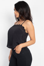 Load image into Gallery viewer, Scallop Opening Cami Top freeshipping - Quail Creek
