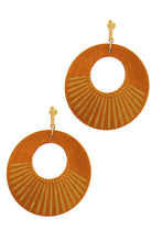 Load image into Gallery viewer, Fashion Wooden Circle Drop Earring freeshipping - Quail Creek
