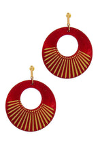 Load image into Gallery viewer, Fashion Wooden Circle Drop Earring freeshipping - Quail Creek
