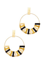 Load image into Gallery viewer, Stylish Wooden Bead Hoop Earring freeshipping - Quail Creek
