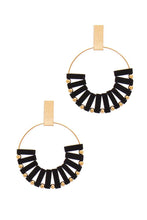 Load image into Gallery viewer, Stylish Wooden Bead Hoop Earring freeshipping - Quail Creek
