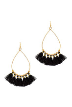 Load image into Gallery viewer, Fashion 7 Mini Tassel Tear Drop Wire Earring freeshipping - Quail Creek
