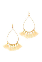 Load image into Gallery viewer, Fashion 7 Mini Tassel Tear Drop Wire Earring freeshipping - Quail Creek
