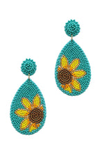 Load image into Gallery viewer, Trendy Seed Bead Tear Drop Flower Earring freeshipping - Quail Creek
