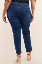 Load image into Gallery viewer, Plus Size Low-mid Rise Straight Cut Denim Pants freeshipping - Quail Creek
