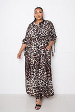 Load image into Gallery viewer, Leopard Printed Dress freeshipping - Quail Creek
