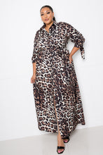 Load image into Gallery viewer, Leopard Printed Dress freeshipping - Quail Creek
