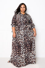 Load image into Gallery viewer, Leopard Printed Dress freeshipping - Quail Creek
