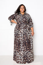 Load image into Gallery viewer, Leopard Printed Dress freeshipping - Quail Creek
