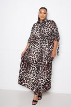 Load image into Gallery viewer, Leopard Printed Dress freeshipping - Quail Creek
