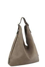 Load image into Gallery viewer, Smooth Textured Buckle Hobo Bag
