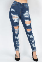 Load image into Gallery viewer, Distressed Straight Leg Jeans freeshipping - Quail Creek
