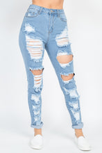 Load image into Gallery viewer, Distressed Straight Leg Jeans freeshipping - Quail Creek
