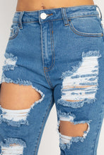 Load image into Gallery viewer, Distressed Straight Leg Jeans freeshipping - Quail Creek
