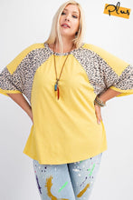 Load image into Gallery viewer, Soft Poly Cotton Animal Print Mix Loose Fit Top freeshipping - Quail Creek
