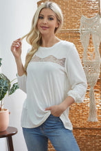 Load image into Gallery viewer, Laced See Through Longsleeve Top freeshipping - Quail Creek
