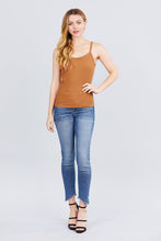 Load image into Gallery viewer, Lace Trim Rib Cami Knit Top freeshipping - Quail Creek
