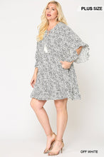 Load image into Gallery viewer, Dot Print Tiered Ruffle Sleeve Dress With Pockets freeshipping - Quail Creek
