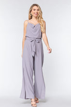 Load image into Gallery viewer, Cowl Neck Cami Woven Jumpsuit
