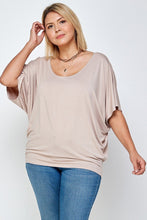 Load image into Gallery viewer, Solid Knit Top, With A Flowy Silhouette freeshipping - Quail Creek
