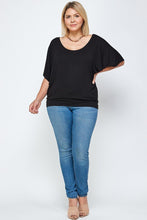 Load image into Gallery viewer, Solid Knit Top, With A Flowy Silhouette freeshipping - Quail Creek
