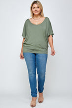 Load image into Gallery viewer, Solid Knit Top, With A Flowy Silhouette freeshipping - Quail Creek
