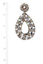 Load image into Gallery viewer, Pearl Rhinestone Teardrop Earring freeshipping - Quail Creek
