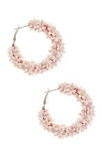 Load image into Gallery viewer, Flower Sequin Hoop Earring freeshipping - Quail Creek
