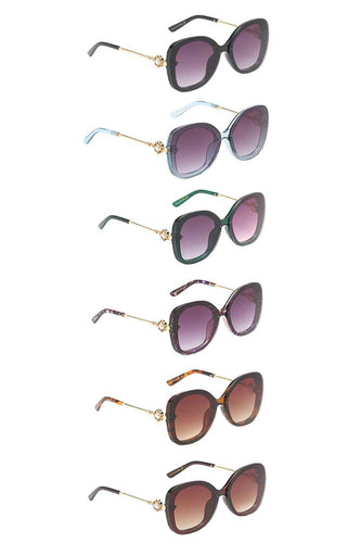 Amazing Lens Pearl Style Decorated Temple Sunglasses freeshipping - Quail Creek