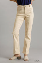 Load image into Gallery viewer, Panel Straight Cut Denim Jeans With Pockets freeshipping - Quail Creek
