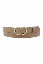 Load image into Gallery viewer, Loop Through Infinity Buckle Skinny Belt freeshipping - Quail Creek
