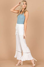 Load image into Gallery viewer, Laced Sheer Wide Leg Palazzo Pants freeshipping - Quail Creek
