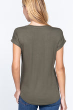 Load image into Gallery viewer, Dolman Slv V-neck Rayon Jersey Top
