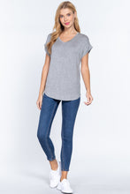 Load image into Gallery viewer, Dolman Slv V-neck Rayon Jersey Top
