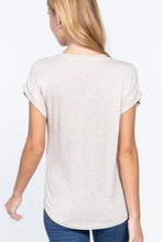 Load image into Gallery viewer, Dolman Slv V-neck Rayon Jersey Top
