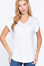 Load image into Gallery viewer, Dolman Slv V-neck Rayon Jersey Top
