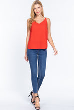 Load image into Gallery viewer, V-neck Cami Dot Printed Woven Top
