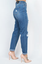 Load image into Gallery viewer, Distressed Boyfriend Jeans
