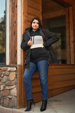 Load image into Gallery viewer, Plus Size Vegan Fur Double-sided Cotton Twill Parka &amp; Puffer Jacket
