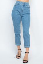 Load image into Gallery viewer, Double Button High-waisted Jeans
